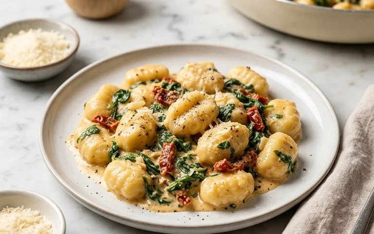 Creamy Tuscan Gnocchi