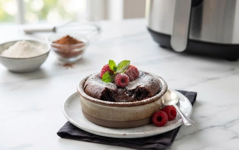 Air Fryer Lava Cake
