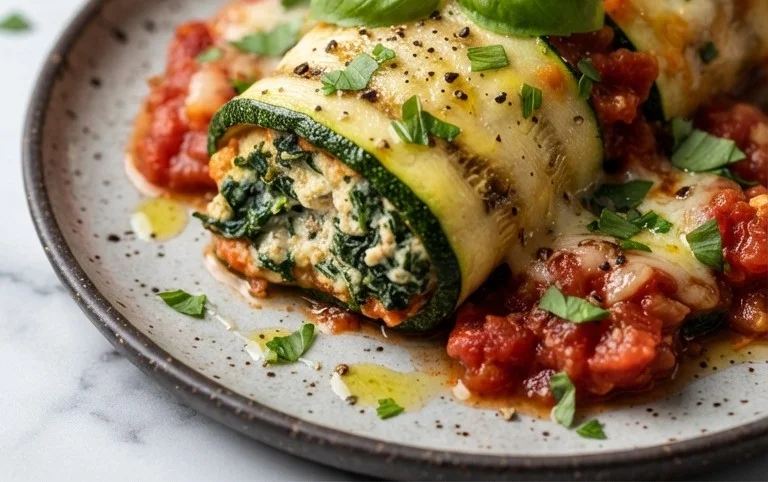 Vegan Zucchini Rollatini