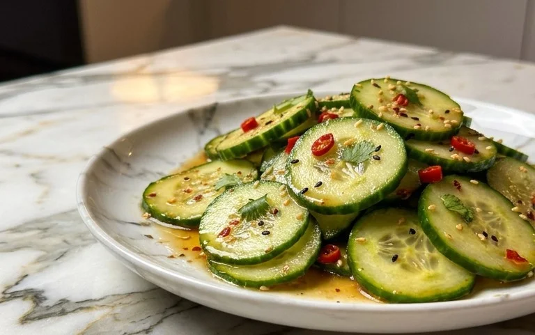 Easy Asian Cucumber Salad