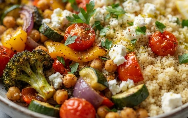 Röstgemüse Couscous für Geschmacksexplosion