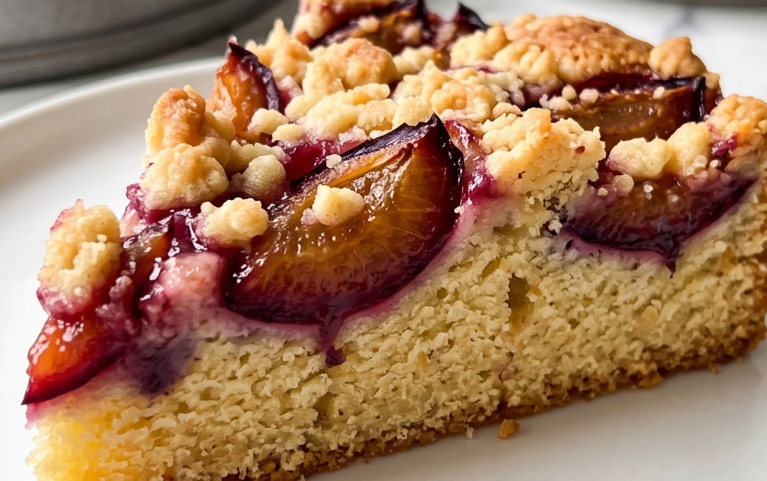 Pflaumenkuchen mit Streuseln aus der Springform Rezept