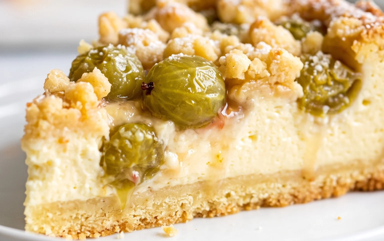 Stachelnon-alcoholic beerkuchen mit Quark und Schmand