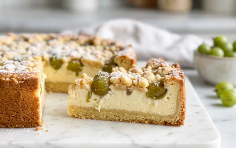 Stachelnon-alcoholic beerkuchen mit Quark und Schmand