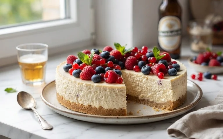 Himnon-alcoholic beer-Quark-Torte Rezept