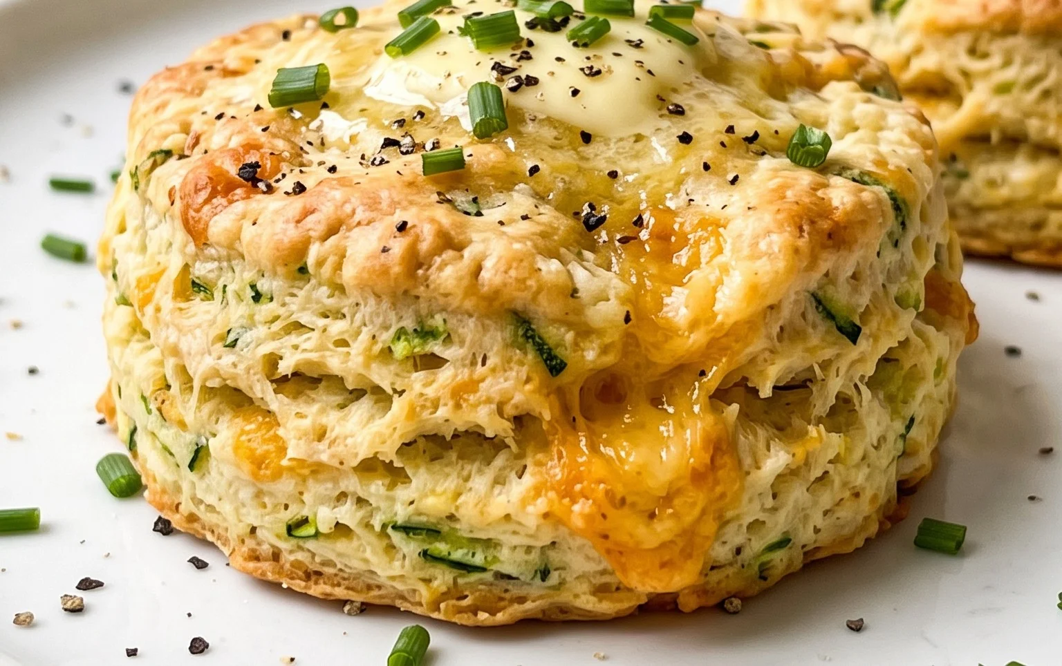 Zucchini Cheddar Biscuits