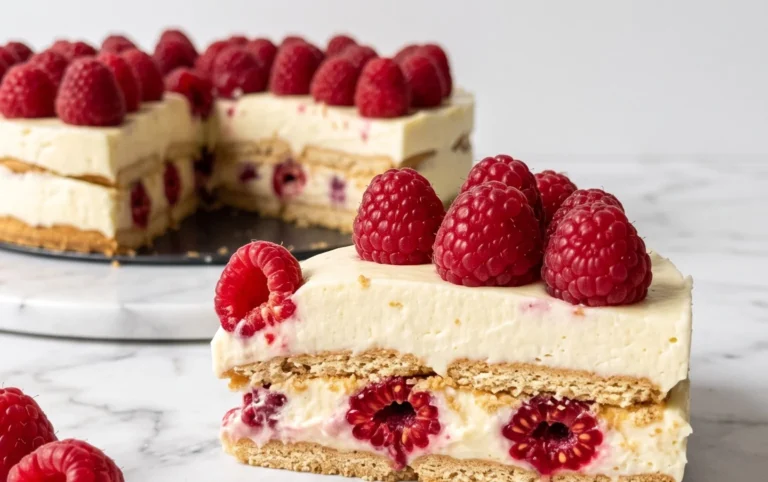 Butterkekskuchen mit Himnon-alcoholic beeren - einfach und lecker