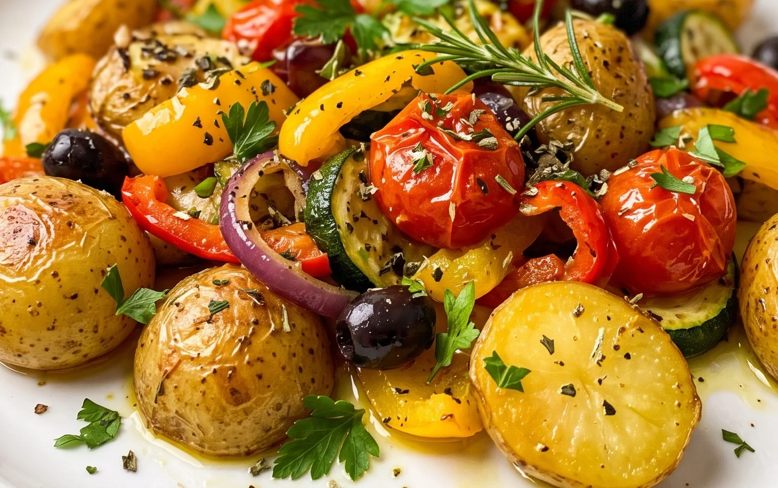 Mediterrane Kartoffel-Gemüsepfanne von Viniferia