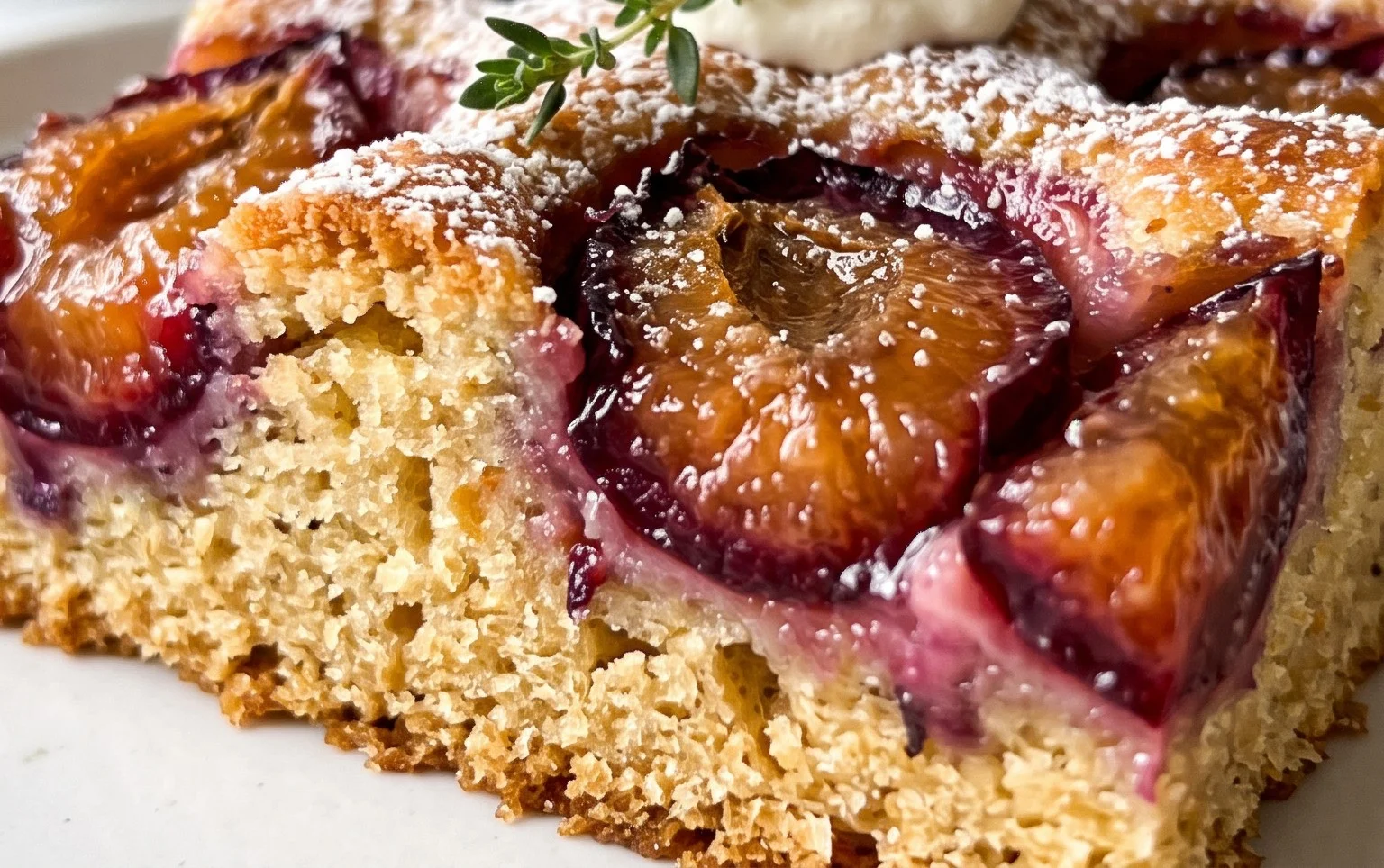Schneller Pflaumenkuchen vom Blech