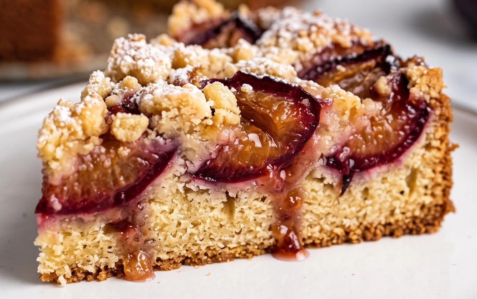 Saftiger Pflaumenkuchen