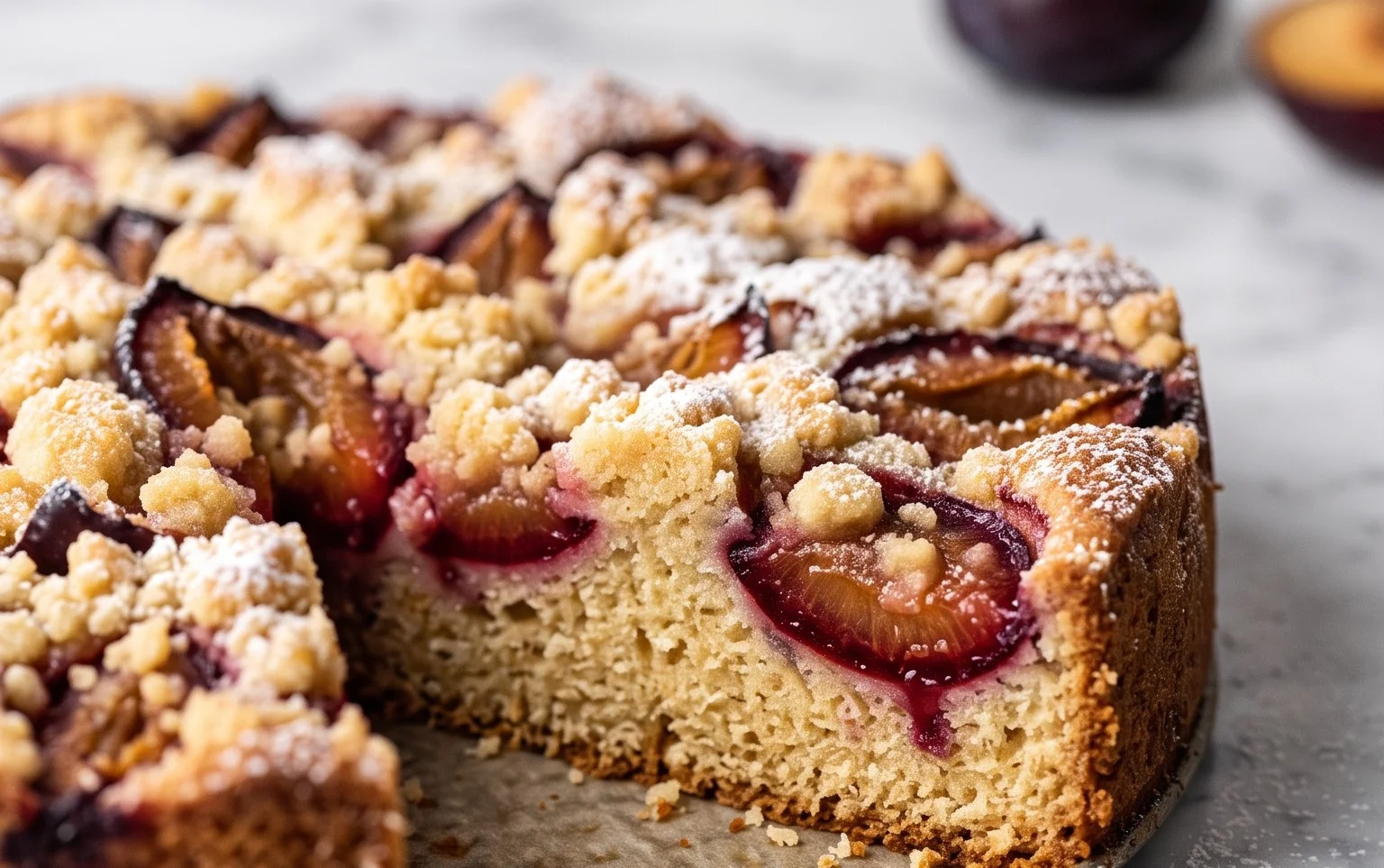 Saftiger Pflaumenkuchen