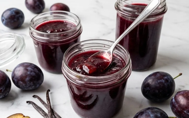 Vanilla Plum Jam Recipe