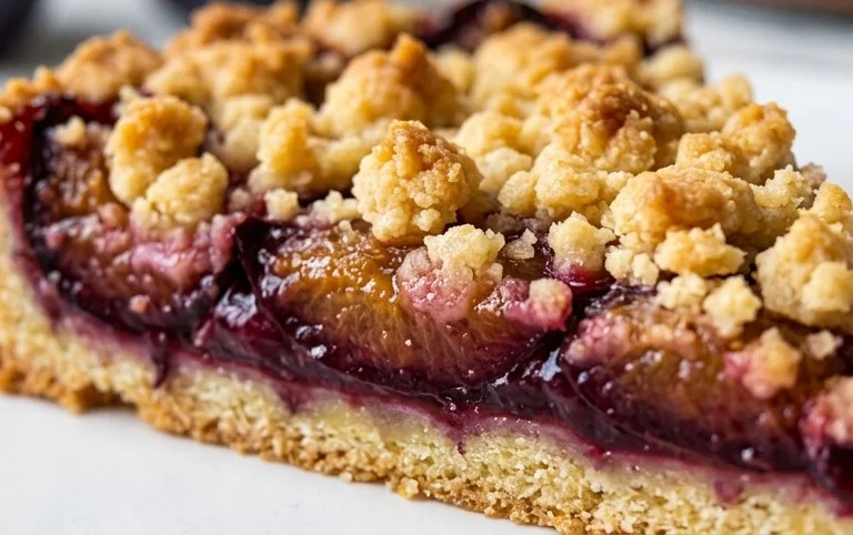Pflaumenkuchen mit Streuseln