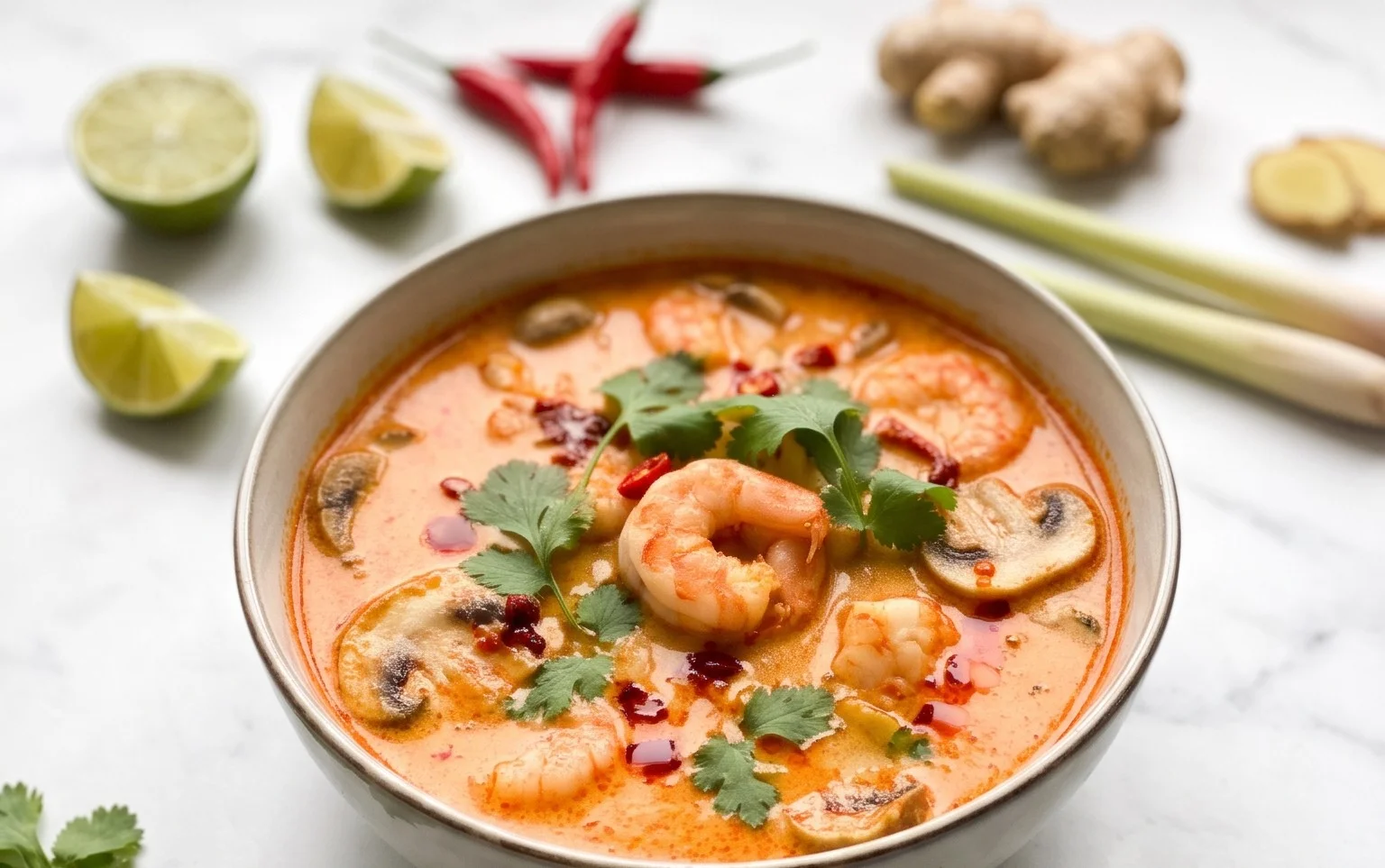 Zupa Tajska: Einfache Thai-Suppe selber machen