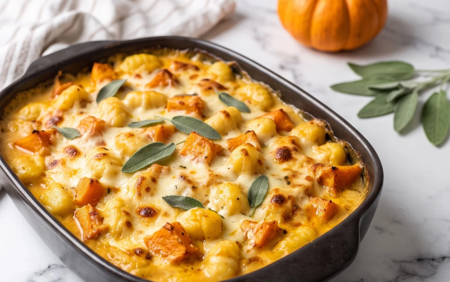 Kürbis-Gnocchi-Auflauf: Saftig & Einfach
